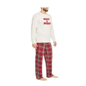 Sz Med Member's Mark Men's Holiday Family Sleep Long Sleeve & Pant Pajama Set